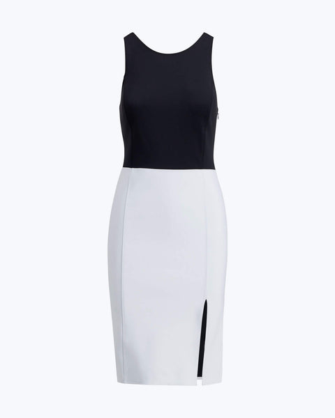 Two-Tone Sleeveless Dress